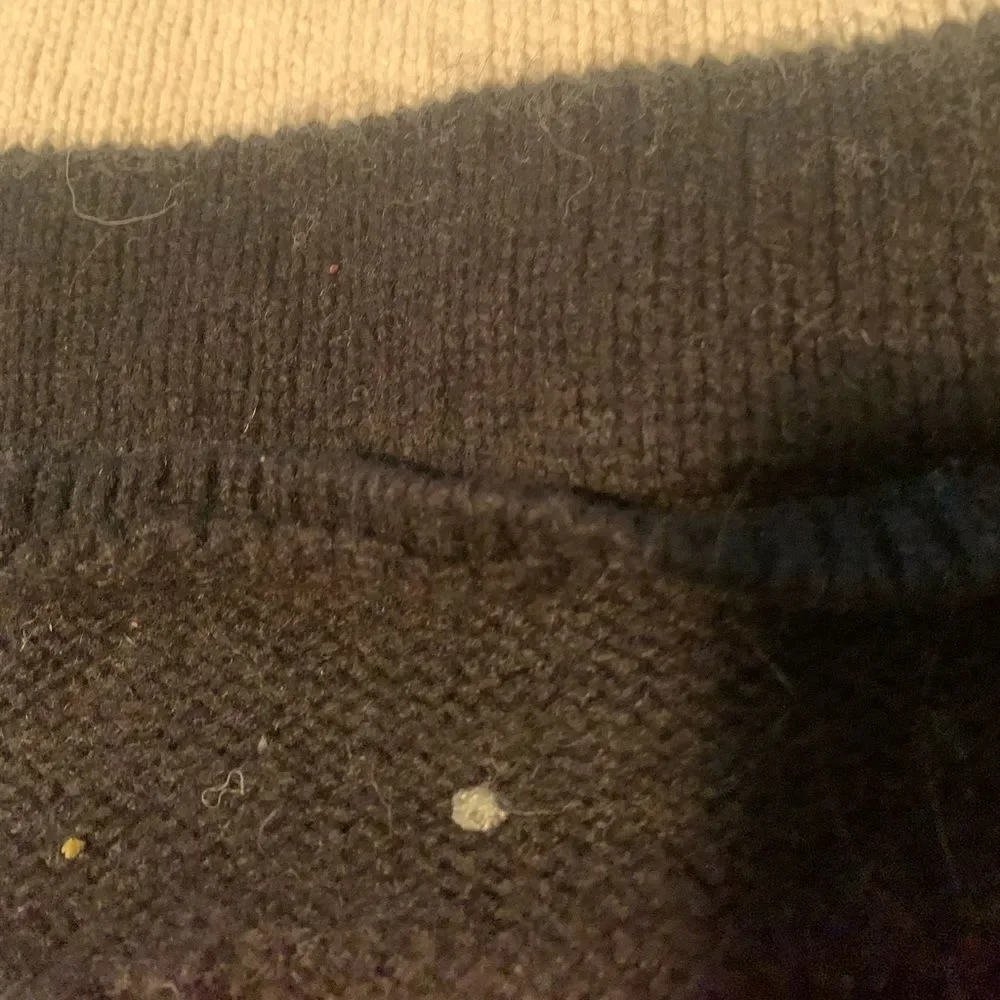 Loft  black/gray/cream dolman sweater small